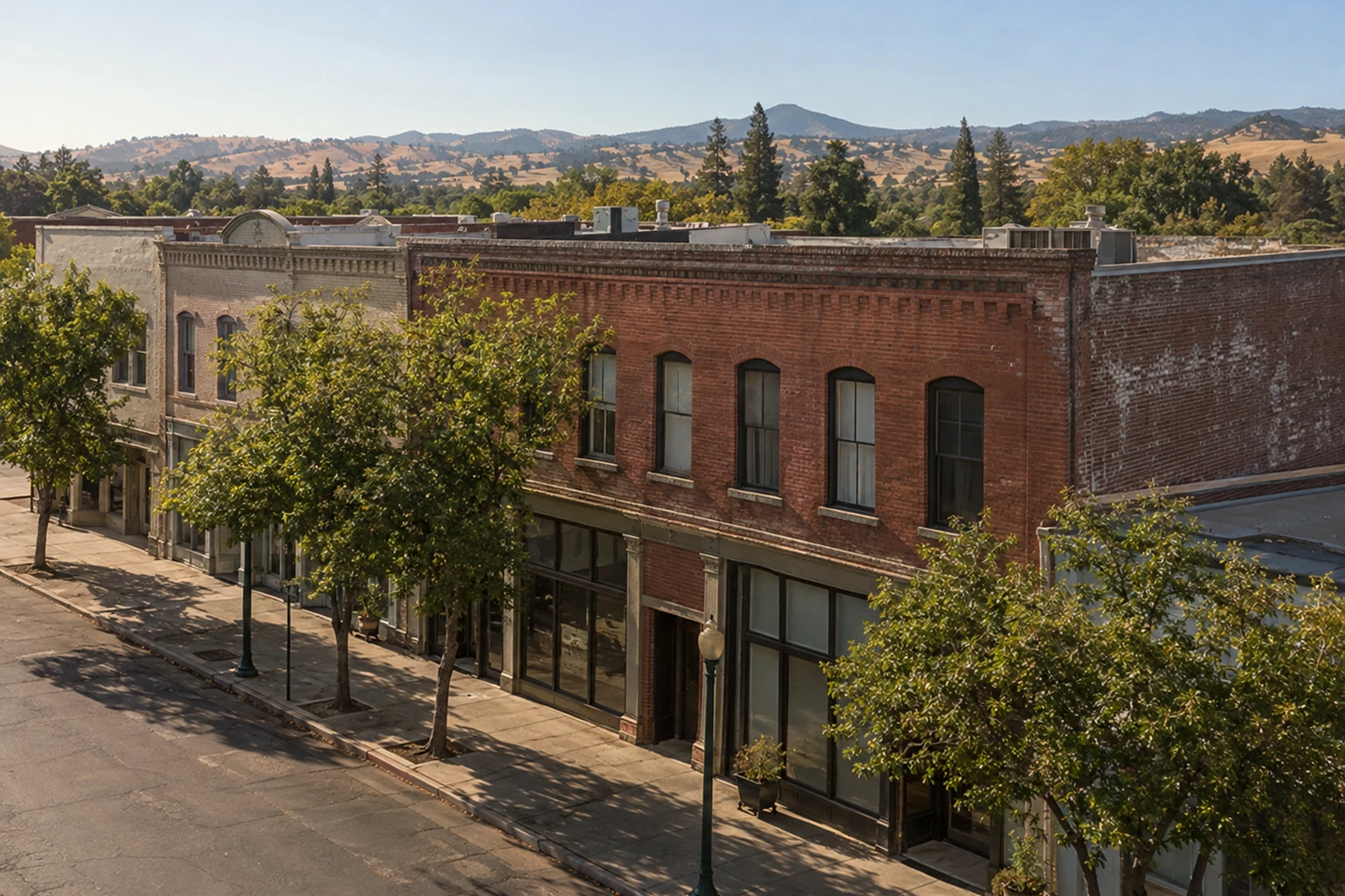 Commercial Roofing in Downtown Roseville, Roseville, CA