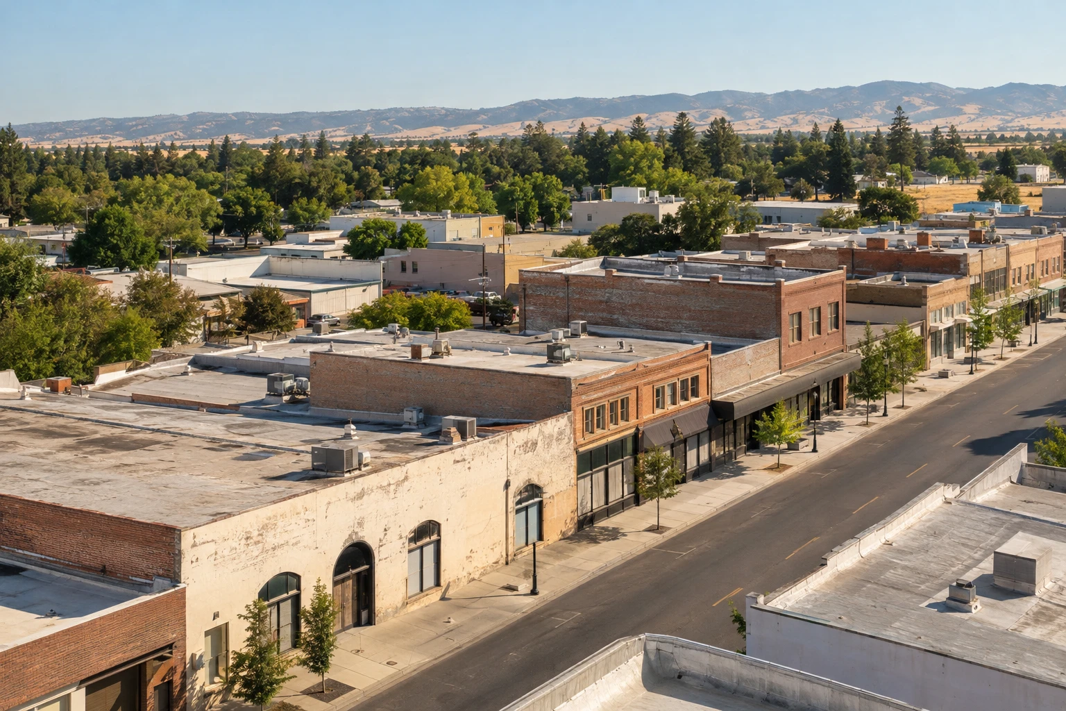 Commercial Roofing in Roseville's Infill Area, CA