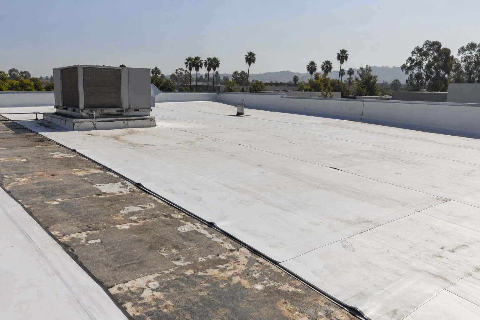 Commercial Roof Recover in Roseville, CA